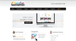 Desktop Screenshot of executiveprinting.net